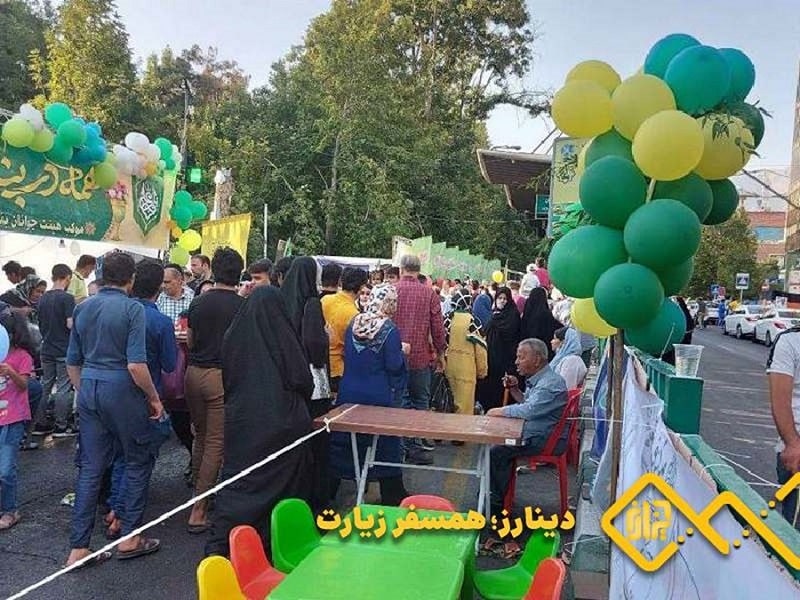 مردم زیادی در جشن غدیر خم شرکت کرده اند.